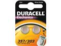 Batterij Duracell 357h zilver oxide