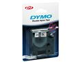 Labeltape Dymo LabelManager D1 nylon 12mm wit